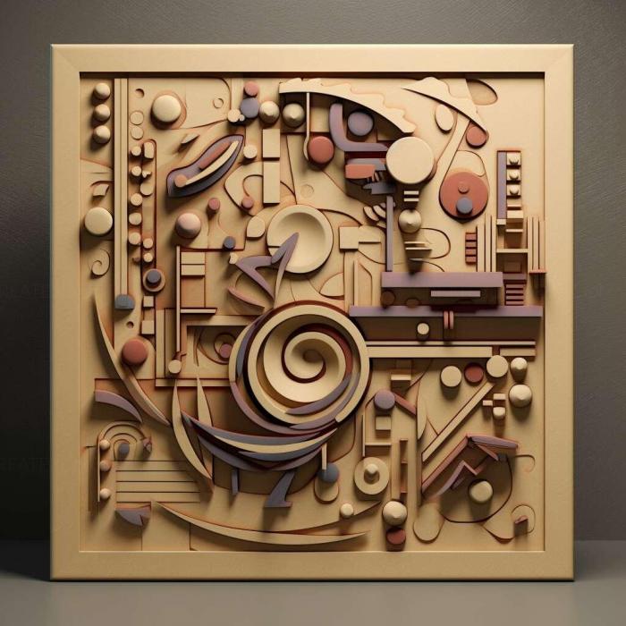 نموذج ثلاثي الأبعاد لآلة CNC 3D Art 